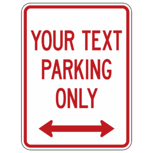 SEMI ORDER PARKING ONLY 08 24”×18”【BSSEMI08-1】