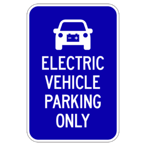 ELECTRIC VEHICLE PARKING ONLY 【BSPA01】
