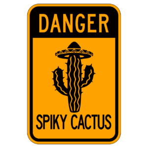 DANGER SPIKY CUCTUS 【BSGA12】