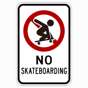 NO SKATEBOARDING【BSOL12】