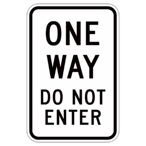 ONE WAY DO NOT ENTER【BSON04】