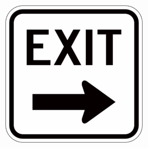 EXIT ARROW【BSON16】