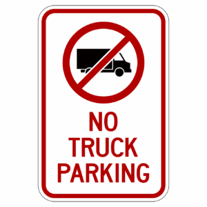 NO TRUCK PARKING 【BSPA13】