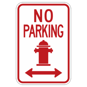 NO PARKING FIRE LANE 【BSPA14】