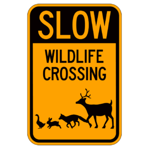 SLOW WILDLIFE CROSSING 【BSPE04】