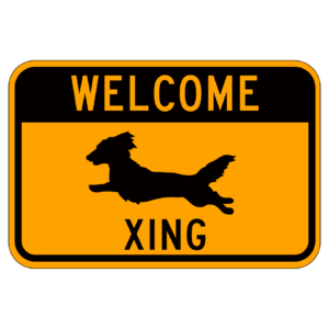 WELCOME XING 12”×18”【BSPE10-2】