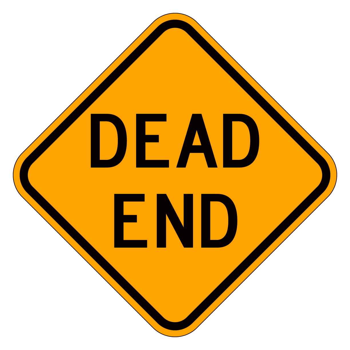 USAストリート看板　DEAD END USAストリート看板 DEAD END - メルカリ