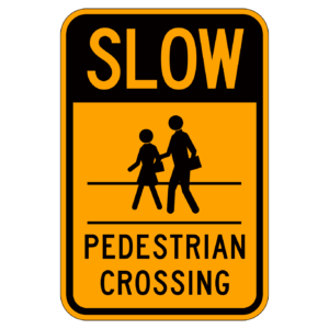 SLOW PEDESTRIAN CROSSING【BSSP03】
