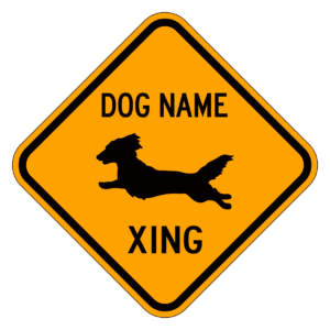 DOGNAME XING 12”×12”【BSPE14-6】