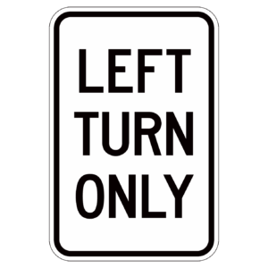 LEFT TURN ONLY【BSRT02】