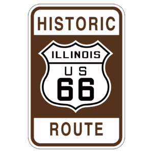 HISTRIC ROUTE ILLINOIS US 66 【BSRT26】