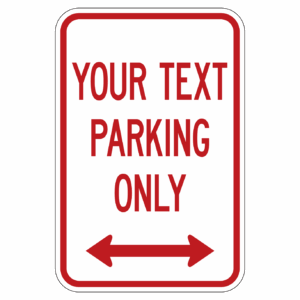 SEMI ORDER PARKING ONLY 08 18”×12”【BSSEMI08-2】