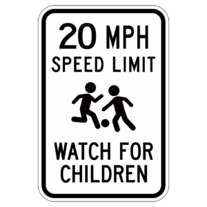 SPEED LIMIT WATCH FOR CHILDREN【BSSP09】カラー