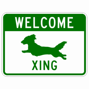 WELCOME XING 18”×24”【BSPE10-1】カラー