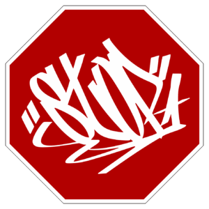 STOP GRAFFITI  TAGGING 【BSRT28】