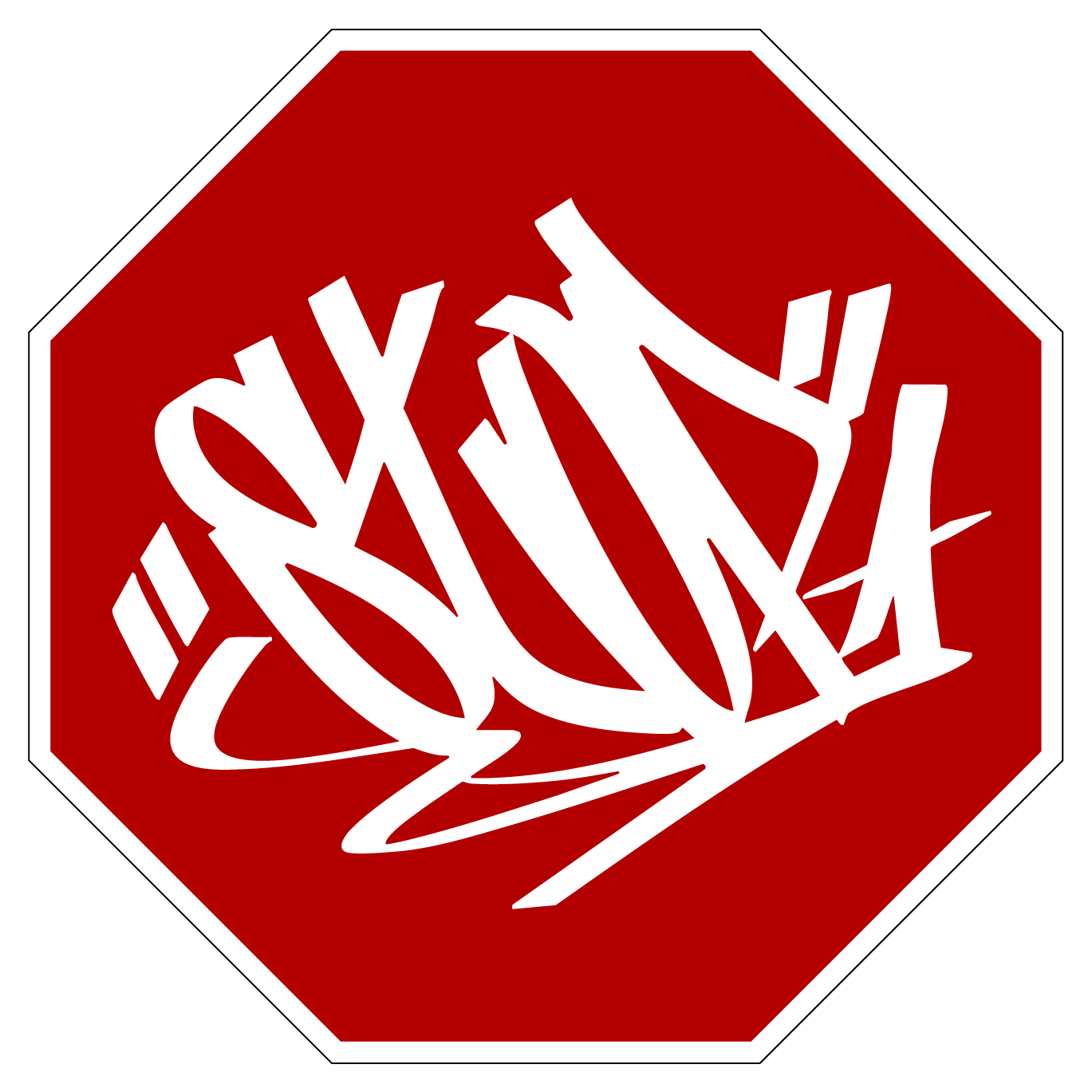 STOP GRAFFITI TAGGING 【BSRT28】 | アメリカンデザインの看板で 
